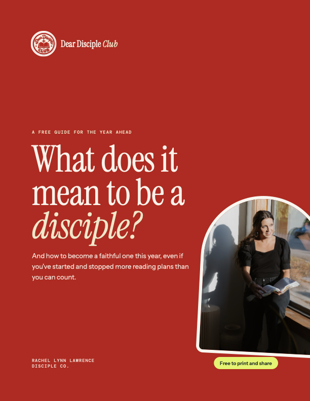 What Does It Mean to Be a Disciple? free guide cover